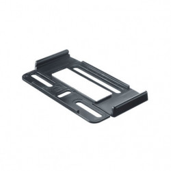 Keretes nélküli rendszámtábla-alátét simple fix 2 db fekete 112mm