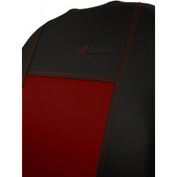 Üléshuzatok FIAT 500L (2012-2022) Exclusive Leather (bőr) bordó (kiárusítás)