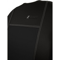 Üléshuzatok SEAT Exeo kombi (2009-2013) Exclusive Leather (bőr) fekete (kat)