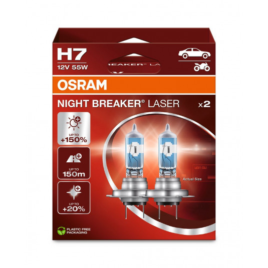 OSRAM H7 Night Breaker LASER 150% - Új generáció