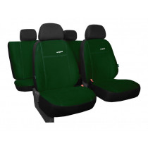 Poťahy pre ŠKODA YETI 5X1 (2009-2014) Comfort (Alcantara) zelená (vyp)
