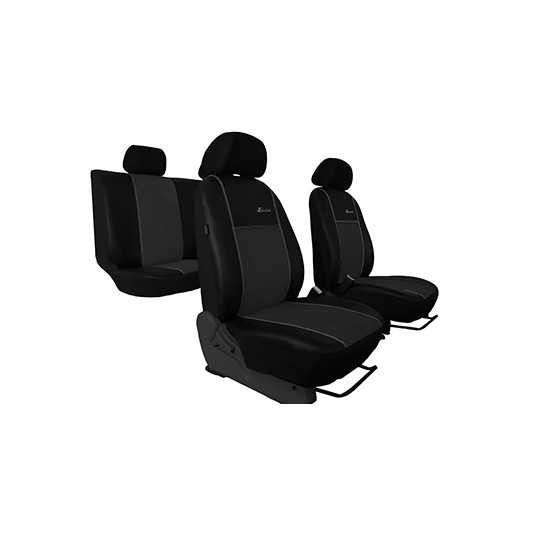 OPEL Combo E 5x1 E (2018-tól) Exclusive Alcantara (Alcantara-bőr) sötétszürke üléshuzat