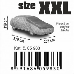 Защитный автомобильный чехол против града XXL 571×203×120cm