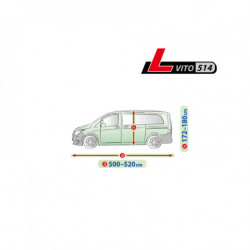 Autótakaró Mercedes Viano 2003-2014 vito - Garage L
