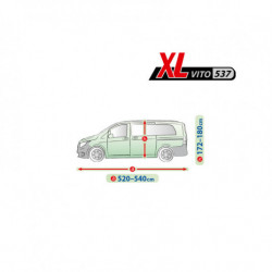 Autóponyvá Mercedes Viano 2003-2014 vito - Garage XL