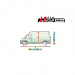 Védőponyva autóhoz PEUGEOT Boxer II 2006-tól (L2H2) furgon - Garage