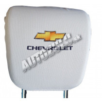 Fejpárnahuzat-fehér Chevrolet 2 db