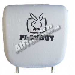 Fejtámla huzat-fehér Playboy 2 db