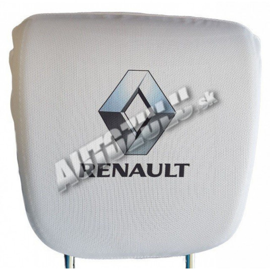 Fejpánt huzat - fehér Renault 2 db