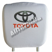 Fejpárnáhuzat - fehér Toyota 2 db