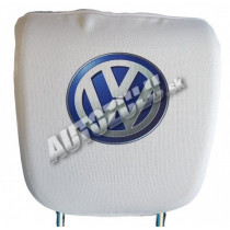 Fejtámla huzat - fehér Volkswagen 2 db