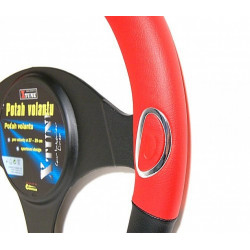Kormány huzat RALLY piros 37-39cm