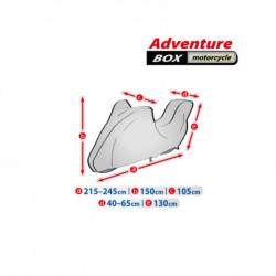 Adventure motorkerékpár védőponyva
