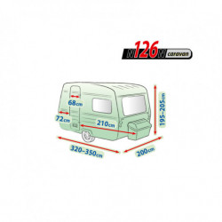 Védőponyva lakókocsira N126N caravan