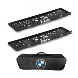 2x podložky ŠPZ a taška BMW - sada