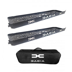 2x podložky ŠPZ a taška DACIA - sada