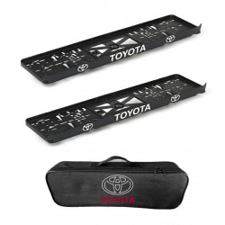 2x podložky ŠPZ a taška TOYOTA- sada