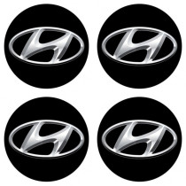 Öntapadós matricák 3D HYUNDAI 4 db