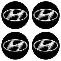 Öntapadós matricák 3D HYUNDAI 4 db