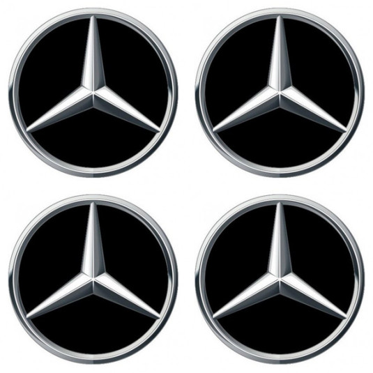 3D öntapadó matrica MERCEDES 4 db
