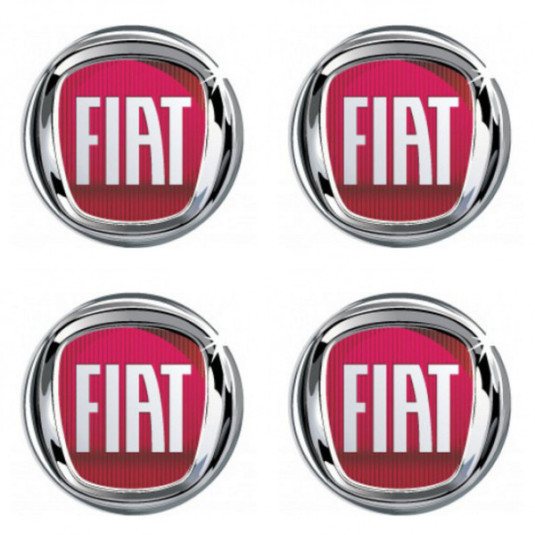 3D-s gyantamatricák Fiat piros 4 db