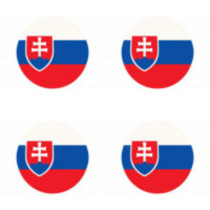 Gyantamatricák 3D Szlovákia (zászló) 4db