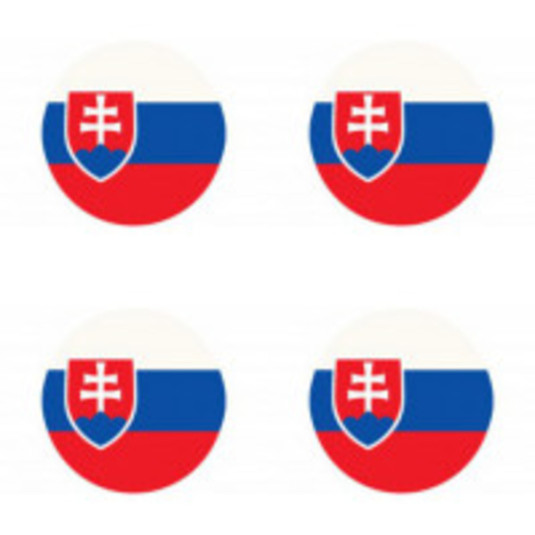 Gyantamatricák 3D Szlovákia (zászló) 4db