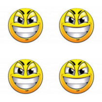 3D szénjegy Smile 4db