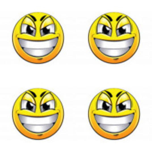 3D szénjegy Smile 4db