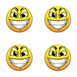 3D szénjegy Smile 4db