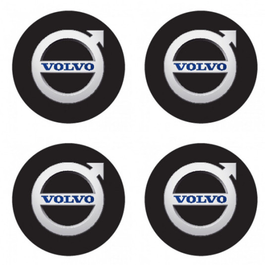 3D gyanta matrica Volvo fekete 4db