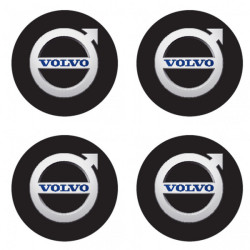 3D gyanta matrica Volvo fekete 4db