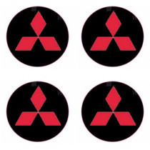 3D gyantamatricák Mitsubishi 4db piros