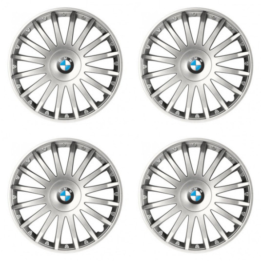 Kerékagy borítások BMW 15 CRYSTAL ezüst