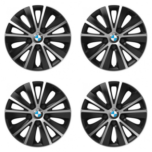 BMW 15 RAPIDE ezüst és fekete kupak