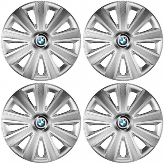 Dísztárcsák a BMW 16 Aviator carbon RC 16 ezüst számára