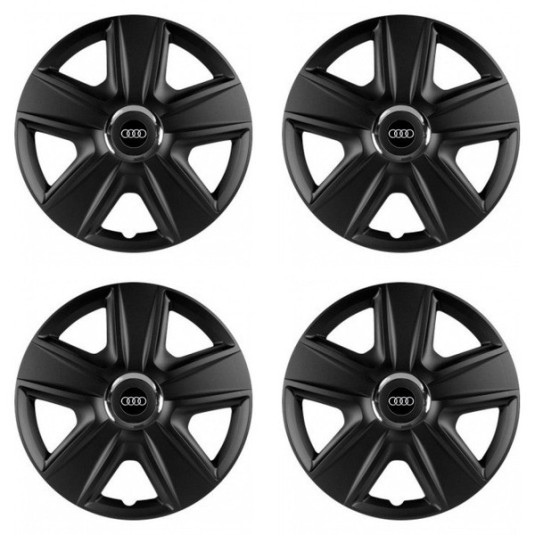 14 ESPRIT RC BLACK kerékközép-sapka Audi számára
