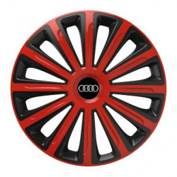 Dísztárcsák az Audi 16 TREND piros és fekete számára