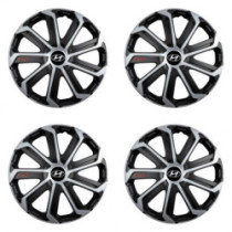 Kerékagy sapka Hyundai 15 Evo black&silver