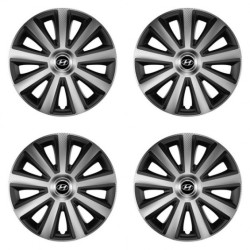 Kupak Hyundai 15 Aviator carbon silver&black-hez