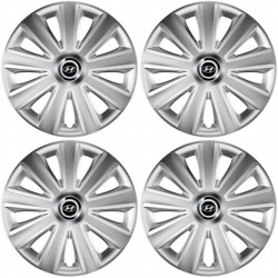 Kupak HYUNDAI 15 Aviator carbon silver