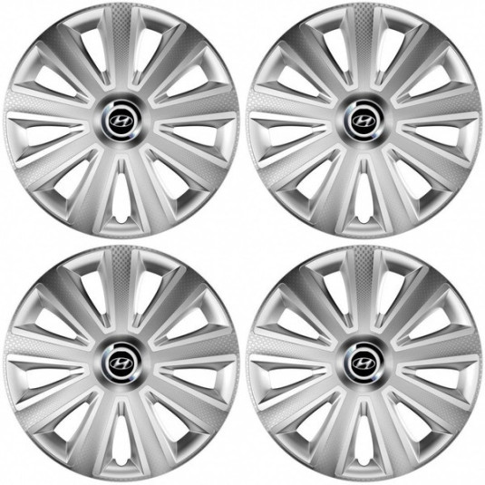 Kupakók a Hyundai 16 Aviator carbon RC 16 silver számára