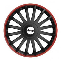 Kupaktárcsa Jeep 15 CRYSTAL RO fekete