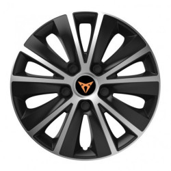Cupra 14 RAPIDE ezüst és fekete kupak