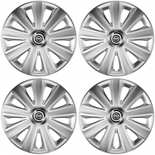 Kupak a Nissan 15 Aviator carbon silver számára