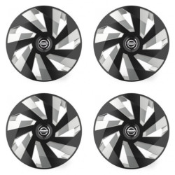 Dísztárcsa Nissan 16 Vector RC black and silver