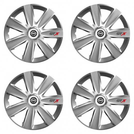 16-os kupak Nissan GTX CARBON silver