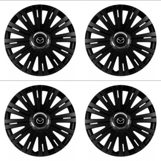 Központi sapkák Mazda 15 ACTIVE RC BLACK