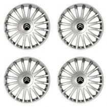 Kupak Citroen-hez 16 CRYSTAL silver
