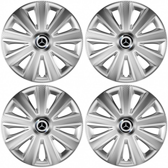 Kupak Mercedes 16 Aviator carbon RC 16 silver